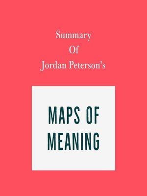 cover image of Summary of Jordan Peterson's Maps of Meaning
